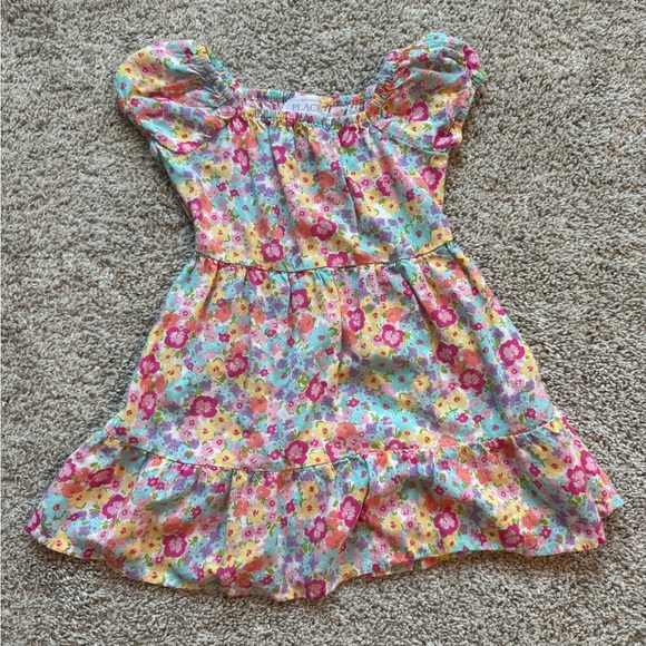 The Children's Place Floral Dress short sleeve sundress Size 3T - Picture 4 of 5